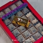 Golden Keycap WASD Metal Artisan Keycaps for Mechanical Gaming Keyboard